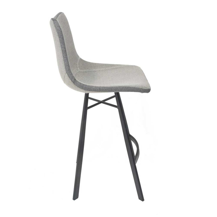 side view of counter stool