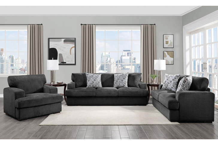 Caroline Sofa with 4 decorative pillows