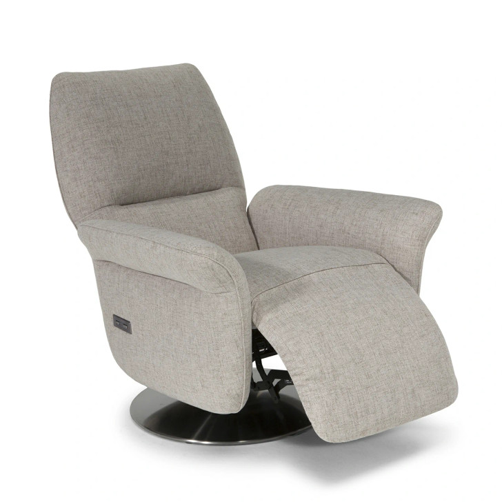 Natuzzi Editions Angelica C236 Swivel Armchair with Dual Power Motion