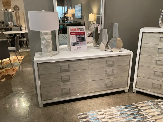 Pearl Double Dresser with mirror