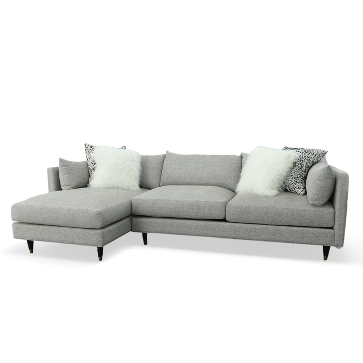 Edward 2pcs Sectional with 4 pillows